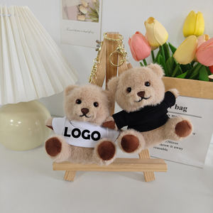 Llavero de Peluche con Colgante de Oso de 10 cm con Logotipo Personalizado, Llavero de Oso con Logotipo Impreso, Regalo para Eventos Corporativos y Promociones - Product Image 3