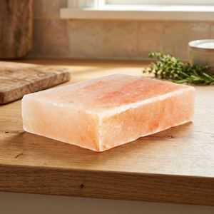 Bloc de sel rose de l'Himalaya naturel de haute qualité, plaque de cuisson raffinée, plateau de service pour barbecue, 100% sel de l'Himalaya naturel - Product Image 1