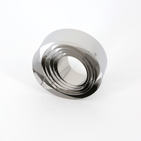 Edelstahl Kuchen Ring Cupcake Formen Mousse Ring Form Set Kuchen Dekoration Werkzeuge
