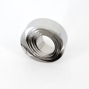 Cooking Rings Stainless Steel Round Cake Ring Mold Set Cake Decoration Tools Cupcake Mousse Pastry Baking Mould Tools