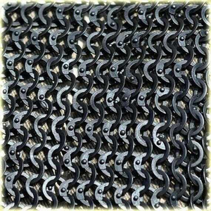 Camisa histórica medieval hecha a mano Hauberk de manga larga con arandela de Metal remachada plana de 09mm, armadura de acero suave - Product Image 4