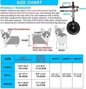 Silla de Ruedas para Perros con Patas Traseras Discapacitadas, Carrito de Ruedas para Perros y Gatos con Patas Traseras Discapacitadas, Entrega Rápida - Product Image 6
