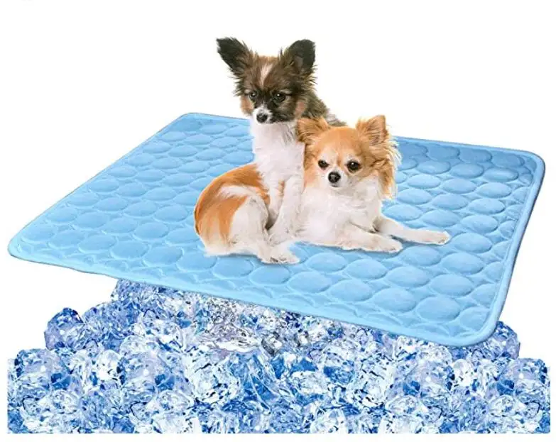 Pet soğutma pedi köpek yaz serme yatak Pet kediler soğutma battaniyesi uyku yastık tutmak hayvanlar serin konfor kulübesi