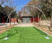 Arche de mariage en alliage d'aluminium de grande taille 10x8 pieds avec tube rond de 32 mm, imprimée en sérigraphie, pour événements, fêtes et scènes