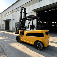 Chariot élévateur électrique compact Zhongyi Chine 60V 3 tonnes, batterie lithium-ion, 4 roues motrices, hauteur de levage 3m, à vendre
