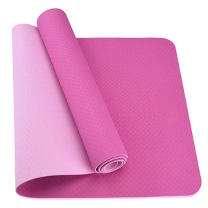 Tapete de <span class=keywords><strong>Yoga</strong></span> para Ejercicio en Casa, Personalizable con Impresión, Ecológico, Doble Capa, 6mm, TPE - Product Image 4