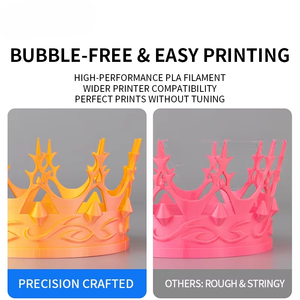 เส้นพลาสติกพิมพ์ 3 มิติ คุณภาพสูง ขายส่ง น้ำหนัก 1 กก. สีเดียว PETG TPU ABS สำหรับเครื่องพิมพ์ 3 มิติ - Product Image 3