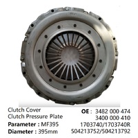 Conjunto de Cubierta de Embrague para Camión de Servicio Pesado de 395 mm, 3482000474 1700508R 504213752, Plato de Presión para Piezas DAF CF LF IVECO Eurocargo