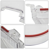 Cubierta de correa de distribución de engranaje de leva transparente Polea De Leva Turbo para Honda Civic 96-00 EK D15 D16 92-95 EG D16 SOHC VETC