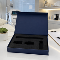 Boîte cadeau magnétique de luxe, emballage personnalisé, boîte rigide pour cosmétiques avec insert en mousse EVA pour flacon de sérum de soin de la peau, OEM