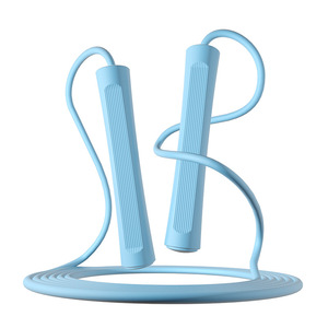 Cuerda para saltar de longitud ajustable, color rosa, para niños, equipo de entrenamiento físico - Product Image 4