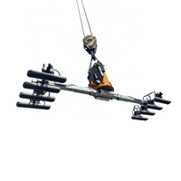 Nouvel extracteur à ventouses électrique standard UE 300 kg 500 kg avec 4 patins et rotation à 360° pour l'installation de panneaux isolants
