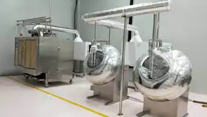 Lst Automatische Chocolade Panning Machine Suiker Coating En Polijsten Pan