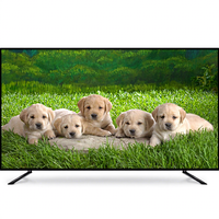 Téléviseur intelligent LED HD 32 pouces 1366 x 768 Android WiFi Écran plat LCD Noir pour chambre d'hôtel
