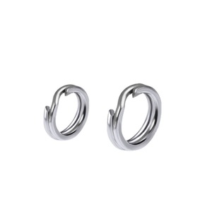 Conector de doble anillo aplanado de acero inoxidable 304 para señuelos de pesca y accesorios de unión ojo a ojo - Product Image 4