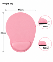 Tapis de souris ergonomique pour soulager le syndrome du canal carpien - Support de poignet orthopédique en EVA pour usage au bureau et utilisateurs fréquents d'ordinateur
