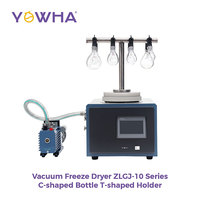 Fabricant de machines de lyophilisation sous vide, série ZLGJ-10, lyophilisateur sous vide avec support en forme de C pour bouteilles en forme de T
