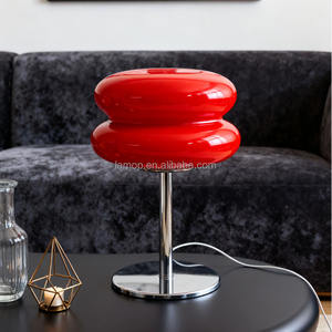 Lampada da Tavolo in Vetro per Ragazze Stile Ins a Forma di Hamburger Lampada d'Ambiente Minimalista Decorativa per Showroom Soggiorno Camera da Letto - Product Image 6