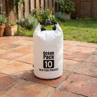 Sac à dos étanche en PVC JADE pour équipement de surf en plein air, sac flottant à fermeture roll-top pour accessoires de plage, surf et paddle board