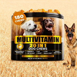 Evcil hayvan sağlık takviyeleri köpek Multivitamin yumuşak çiğniyor evcil hayvanınızın kaplamasını korumak için iştahı artırmak - Product Image 1