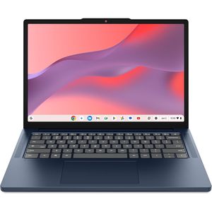 Portátil Lenovo Chromebook M de 14 Pulgadas con Pantalla WUXGA IPS, 8 GB de RAM, 64 GB de Almacenamiento, Color Azul Cósmico, para Estudiantes - Product Image 1