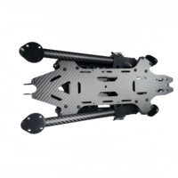 Kit d'accessoires pour cadre de drone FPV en aluminium aéronautique et fibre de carbone pliables de 13/15 pouces