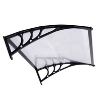 Auvent rétractable en aluminium pour fenêtres, bras pliants, auvent rose