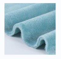 Prix bas, nouveau produit, vente en gros, tissu pour bébé en flanelle recyclée super doux, double face, pour textile de maison