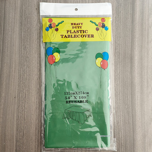 Tovaglia Monouso in Plastica Serie Verde, Rettangolare e Impermeabile per Decorazioni di Compleanni e Matrimoni - Product Image 6