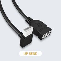 Großhandel Single Elbow 90 Grad nach oben rechtwinkliges USB-Stecker-Buchse-Verlängerung kabel Hochwertiges Daten-und Netz kabel