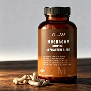 Service OEM de capsules de suppléments à base de champignons contenant des capsules d'extrait de 10 types de champignons avec extrait de champignon reishi - Product Image 3