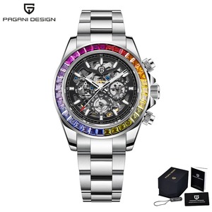 <strong>PAGANI</strong> <strong>DESIGN</strong> P1777 New Men`s Mechanical <strong>Watch</strong> HZ2196G Retro Automatic Waterproof Sapphire Crystal Stainless Steel Reloj Hombre - Product Image 1