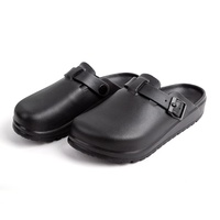 Pantoufles de laboratoire à bout fermé à la mode pour femmes boucle réglable doux intérieur extérieur usage domestique été sandales pour hommes semelle souple