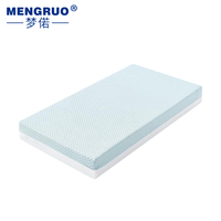 Gel-Memory-Foam-Matratzenauflage Queen-Size 4 Zoll Hochdichte Schaumstoffauflage für Bett mit Reißverschluss und Abnehmbar