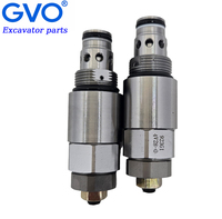 Vanne de sécurité auxiliaire KNJ2732 LBX130X2 LBX160X3, vanne de contrôle hydraulique SH130-5 SH130-6 SH130-7, pièces d'excavatrice