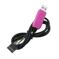 Cable Convertidor Serial USB TTL RS232 de 6 Pines PL2303 HXD, Compatible con Win XP/VISTA/7/8/8.1/OTG