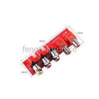 Carte de réglage 5.1 canaux HIFI fièvre carte de niveau avant produits authentiques NE5532 potentiomètre type de séparation double AC12V15V