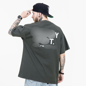 2023 Logotipo personalizado Hip-hop Camiseta de manga corta Impreso Streetwear Tops Camisetas para hombres y mujeres - Product Image 6