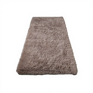 Nordic Simple Long Tufted High Pile Modern Striped Pattern Bedside <b>Blanket</b> Full-Covered Plush Pad Latex <b>Waterproof</b> Anti-Bacteria - Product Image 4