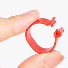 プラスチック製のカラフルな番号付きチキンクリップオンレッグリング調節可能なサイズ家禽アヒル鳩識別フットリング - Product Image 4