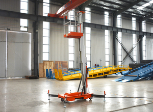 KINGKIFT 18m petite antenne mobile un homme ciseaux nettoyage ascenseur aluminium ascenseur/maison travail aérien - Product Image 4