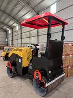 Compacteur routier à double tambour vibrant diesel de 1, 2 et 3 tonnes – Rouleaux compresseurs d'asphalte
