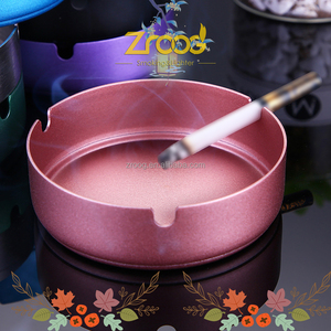 Cendrier de table rond classique portable en acier inoxydable sans fumée, argenté, <span class=keywords><strong>Homedesign</strong></span> S/M/L pour la maison, le restaurant, l'hôtel - Product Image 6
