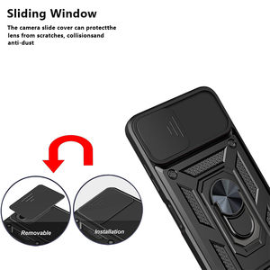 Trượt Máy Ảnh Đẩy Cửa Sổ Armor Điện Thoại Trường Hợp Đối Với Motorola Edge 50 Fusion 5G S50 Neo 50 Siêu Cộng Với 2024 Kim Loại Vòng TPU + PC Bìa - Product Image 4