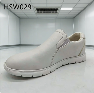 ZYF, Scarpe di Sicurezza in Vari Tipi di Pelle Bianche/Nere per Ristoranti, Uso in Infermatori, Facili da Indossare/Togliere, Antigermici, Zoccoli da Lavoro HSW029 - Product Image 1