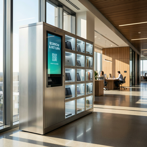 Sistema de Casilleros Metálicos Inteligentes IoT para Alquiler, Autoservicio 24/7 para Herramientas de Biblioteca y Gestión de Activos - Product Image 2