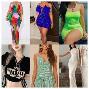 Vestido de falda larga de marca para mujer Ropa de verano al por mayor a granel para niños Nueva ropa de Bolso grande de segunda mano con precio de descuento - Product Image 5