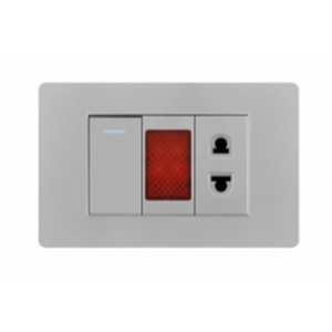Bán buôn điện phổ 1 Gang 1 Way + Đôi 3 cực ổ cắm tường Thiết bị chuyển mạch điện và ổ cắm - Product Image 5