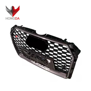 Cadre en fibre de carbone nid d'abeilles, grilles noires pour <span class=keywords><strong>Audi</strong></span> <span class=keywords><strong>A4</strong></span> B9 Rs4, calandre 2017 2018 2019 2020 - Product Image 2