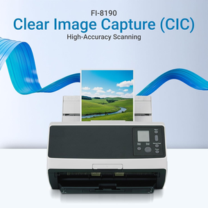 Escáner de Documentos Ricoh Fi-8190 a Color, Alta Definición, Alimentación Continua de Papel a Doble Cara, USB, Red, Garantía de 10 Años, PDF, Negro - Product Image 3